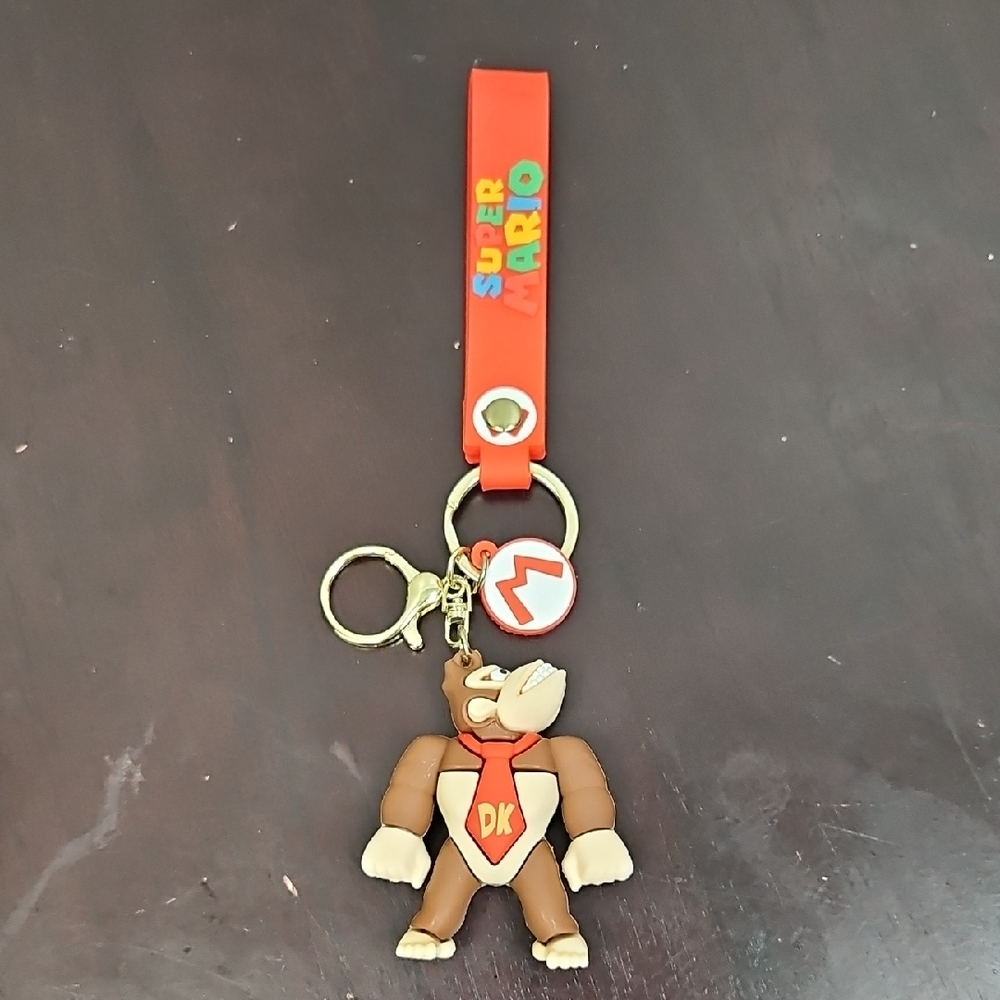 Nintendo Donkey Kong Keychain - Brown and Red